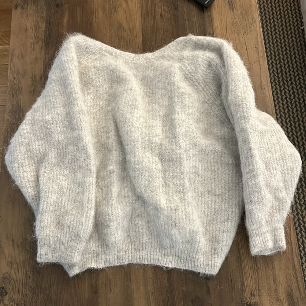 Ba&sh size small sweater with open back